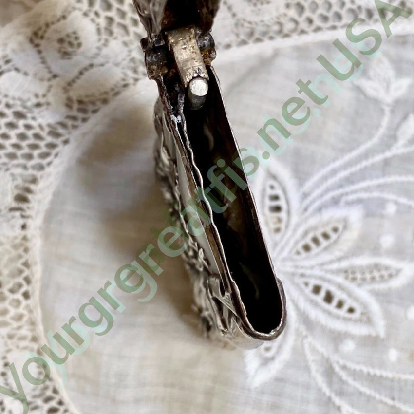 Antique Art Nouveau Sterling Silver Match Safe Vesta Yourgreatfinds