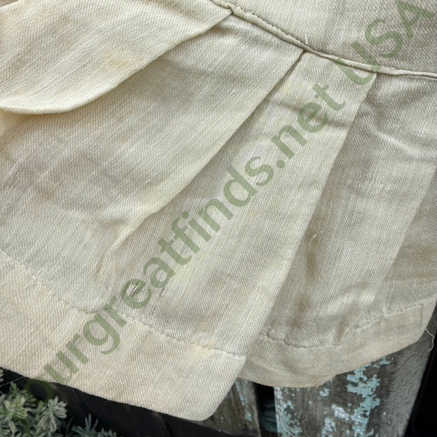 Antique Baby Dress Hand Embroidered Mother of Pearl Buttons antique baby dress