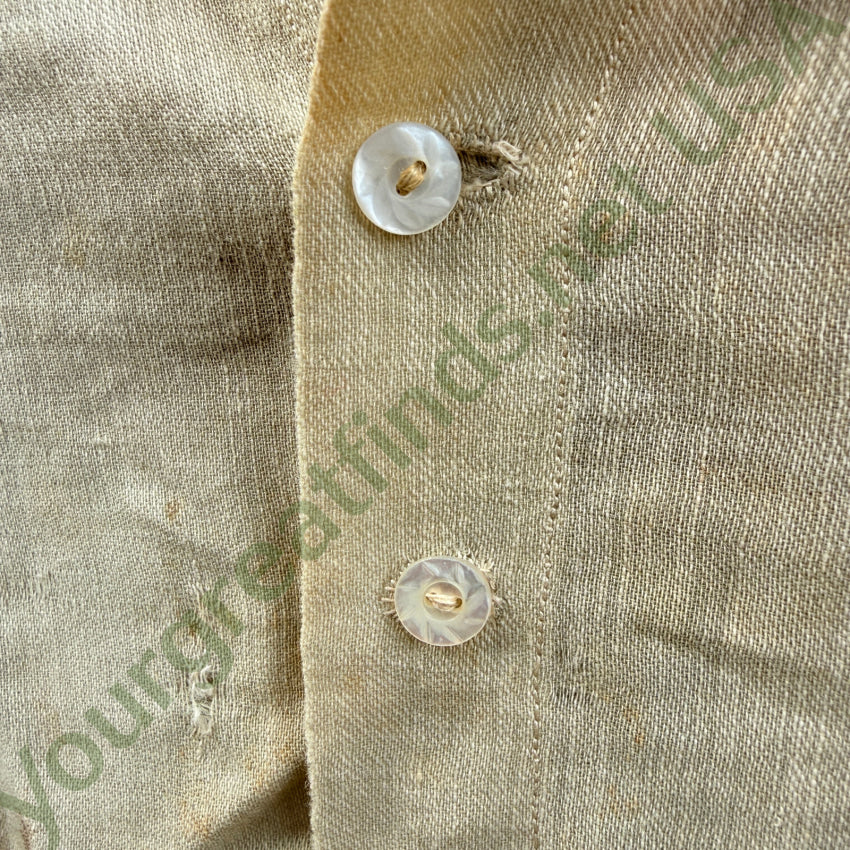 Antique Baby Dress Hand Embroidered Mother of Pearl Buttons antique baby dress