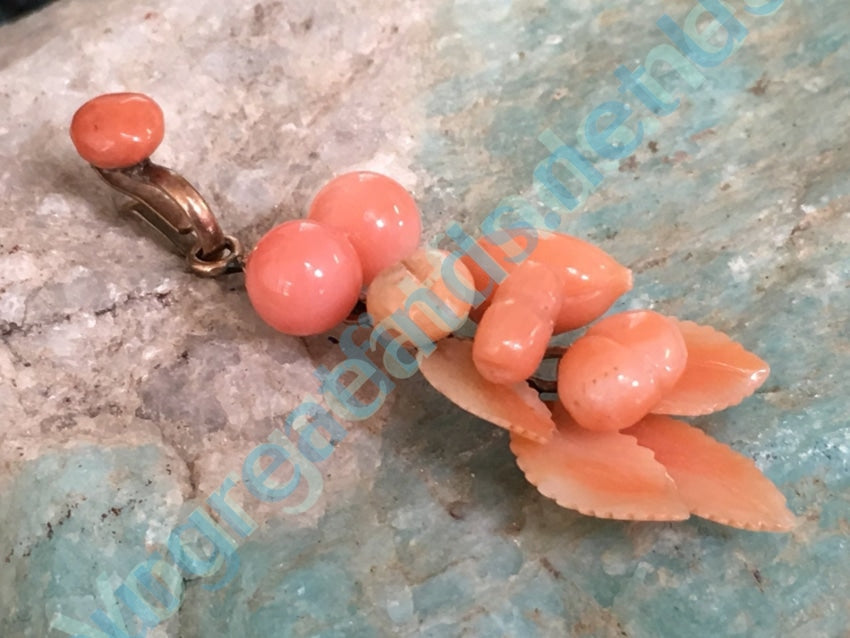 Antique Carved Coral Pendant Yourgreatfinds