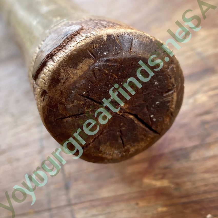 Antique Folk Art Hand Carved Mythical Creature Staff Wood Yourgreatfinds