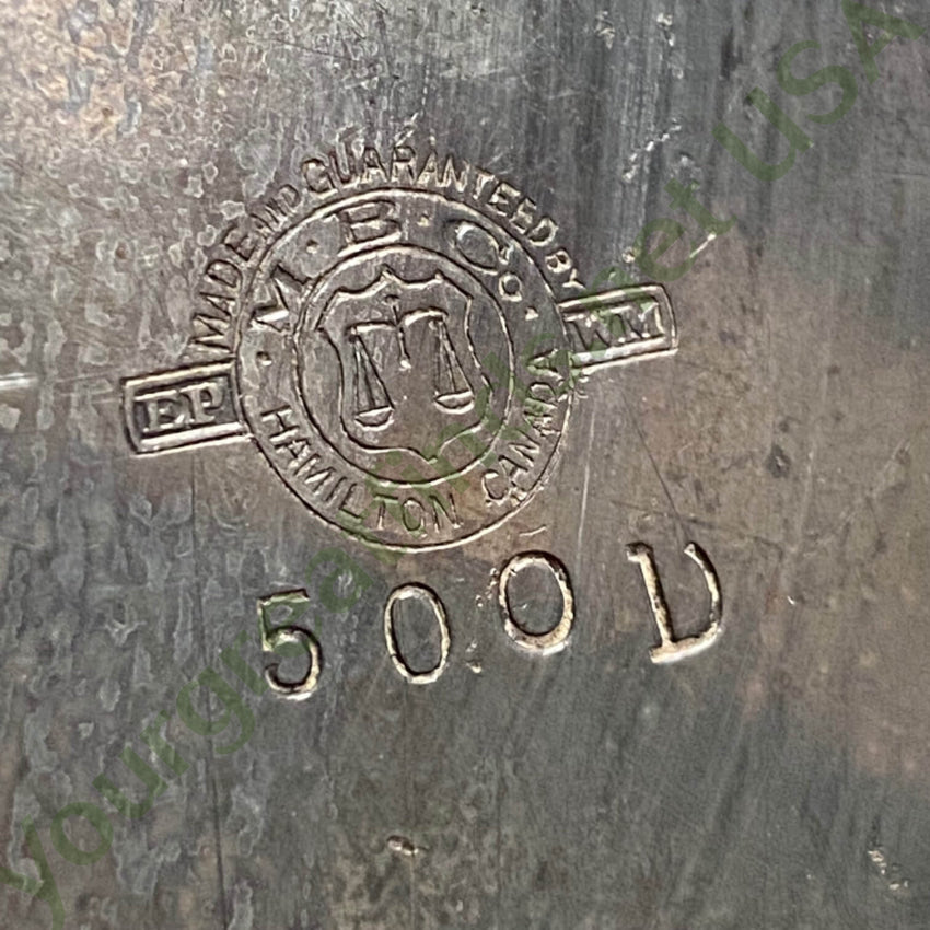 Antique Meridian Britannica Canada Silver Plate Vase