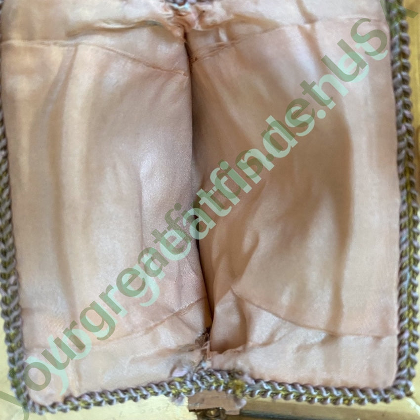 Antique Metal Beaded Evening Bag with Fringe Yourgreatfinds