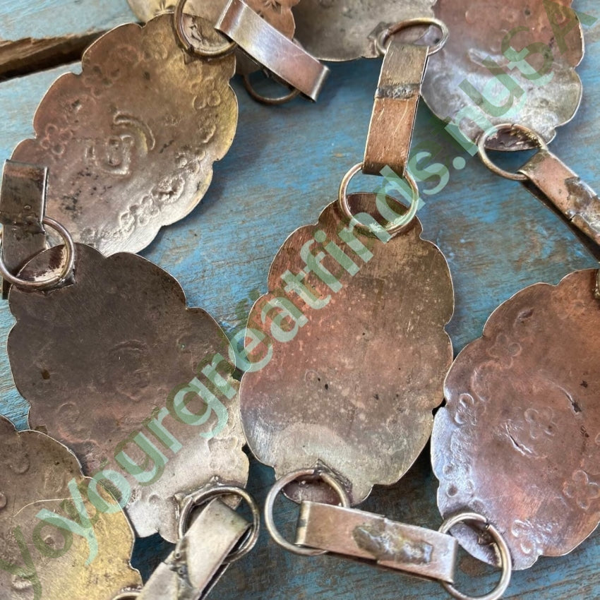 Vintage Navajo Sterling Silver Concho Belt Hat Band Yourgreatfinds