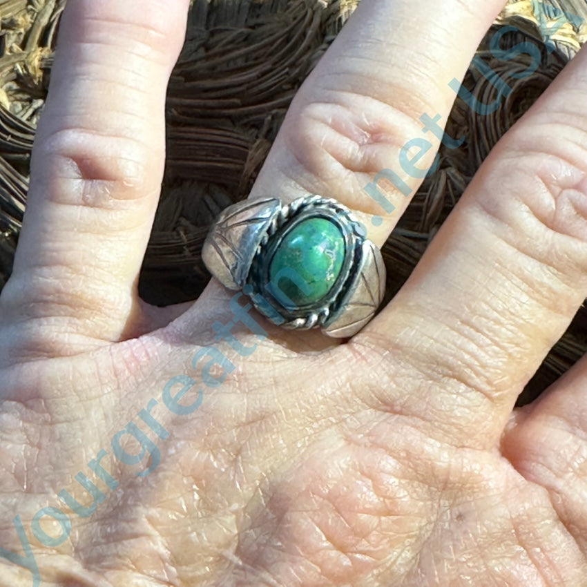 Antique vintage navajo Turquoise hotsell Ring