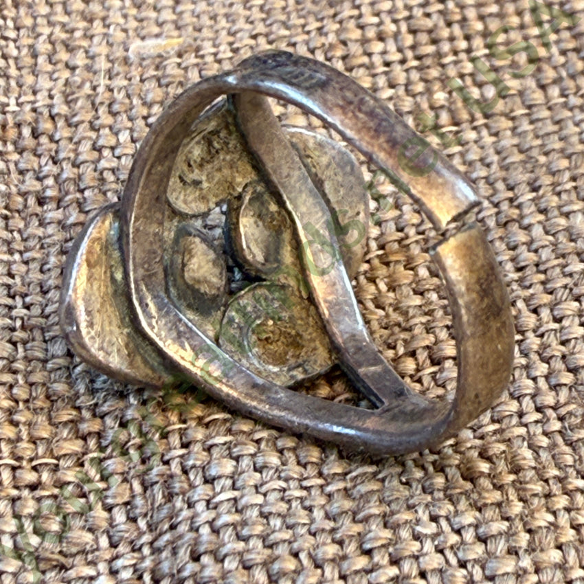 Antique Navajo Sterling Silver Turquoise Ring Fred Harvey ring