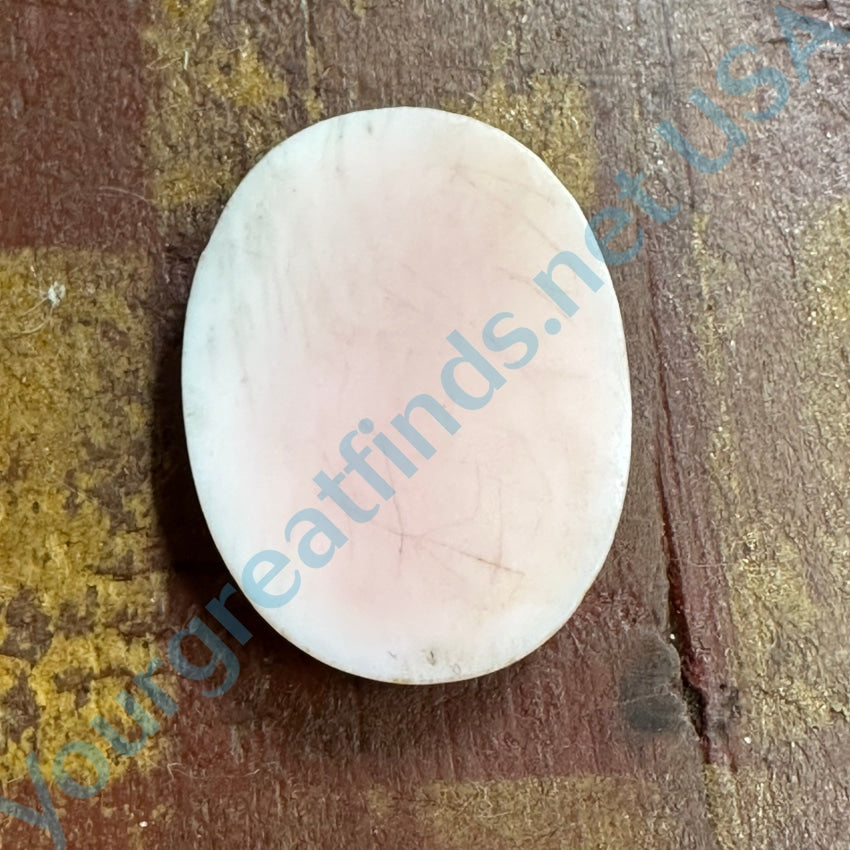 Antique Pink Conch Shell Unset Cameo Diana