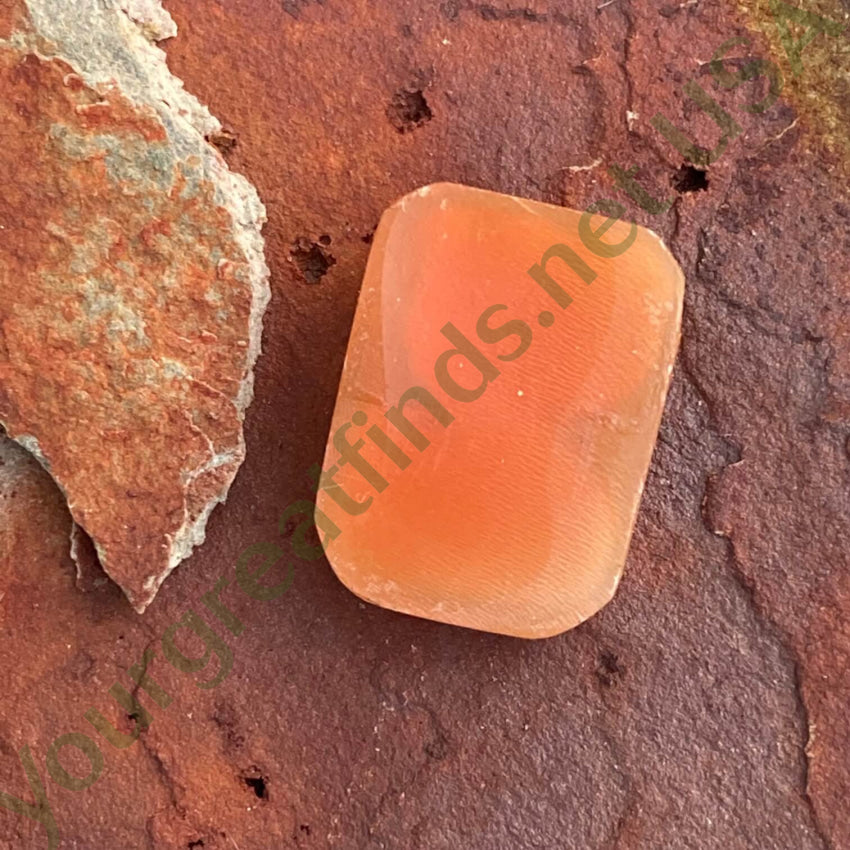 Antique Rectangular Hand Carved Shell Cameo Unset