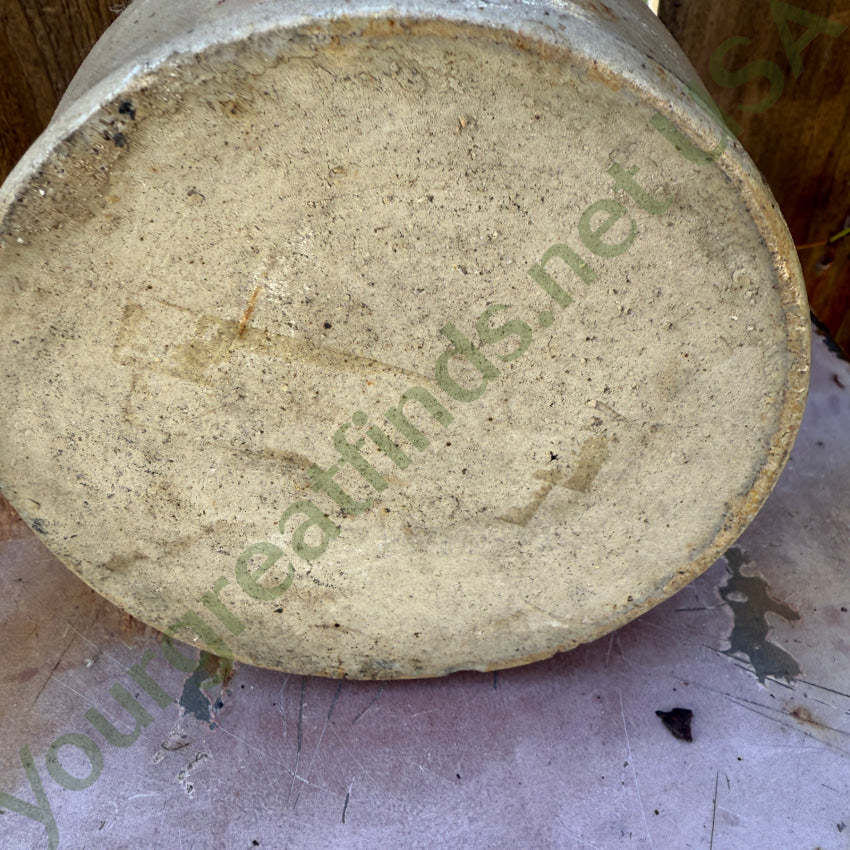 Antique Salt Glazed Stoneware Canning Crock WB Lowry antique crock