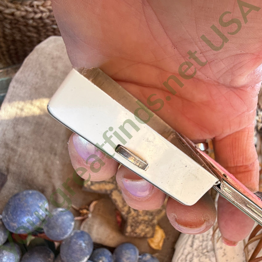 Antique SIlver Guilloche Enamel Compact compact