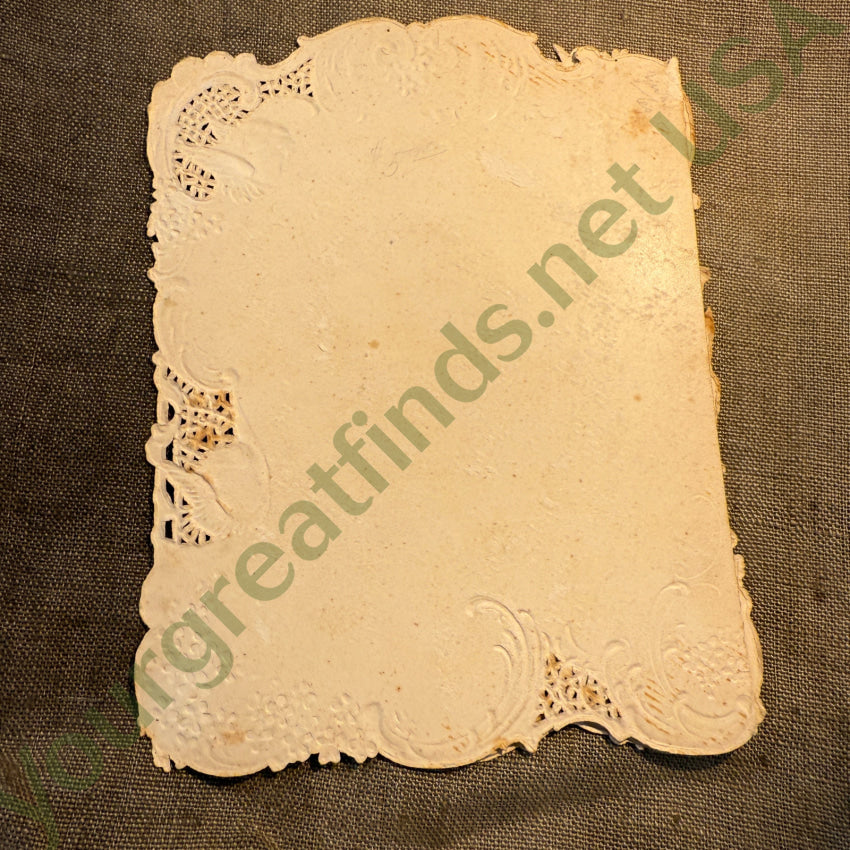 Antique Swedish Victorian Christmas Card