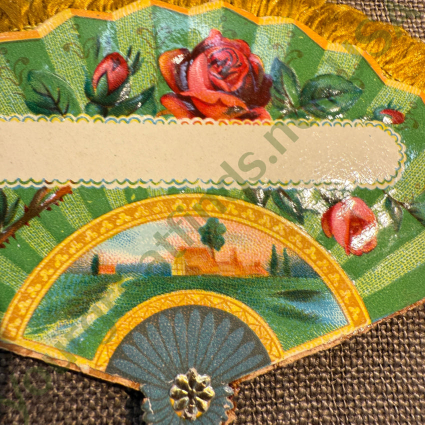 Antique Victorian Die-Cut 2 Sided Ornament