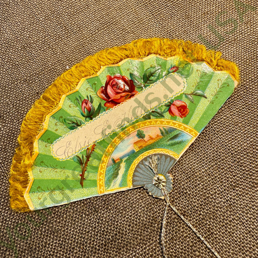 Antique Victorian Die-Cut 2 Sided Ornament