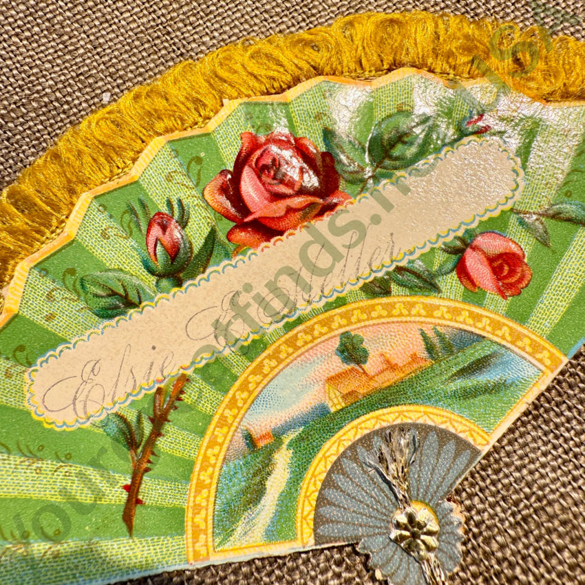 Antique Victorian Die-Cut 2 Sided Ornament