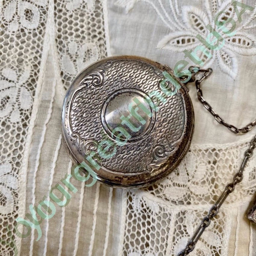 Antique Victorian Sterling Silver Chatelaine With Ring Yourgreatfinds