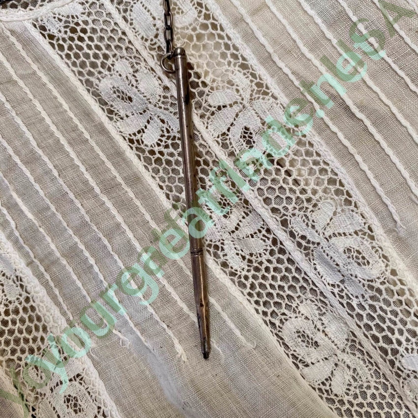 Antique Victorian Sterling Silver Chatelaine With Ring Yourgreatfinds