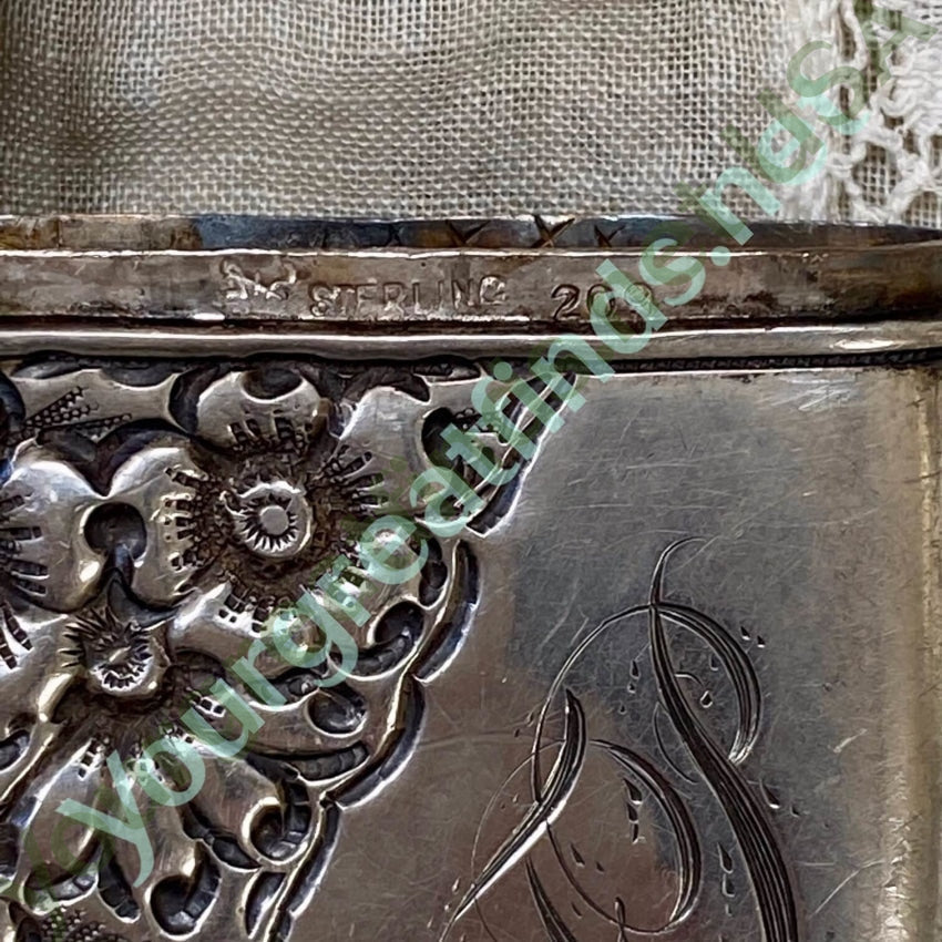 Antique Victorian Sterling Silver Match Safe Vesta Yourgreatfinds
