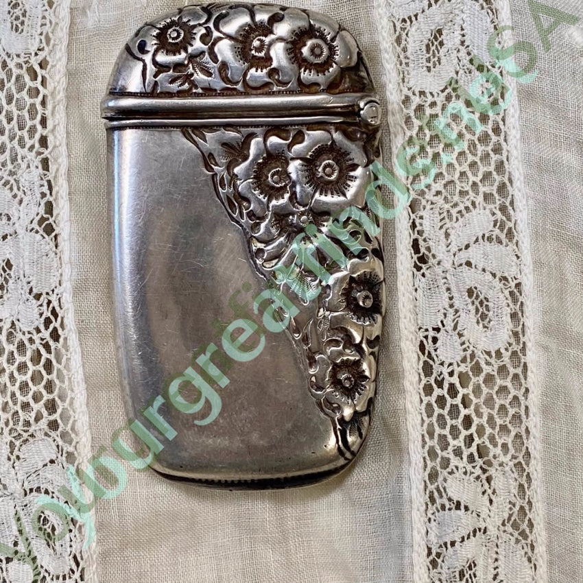 Antique Victorian Sterling Silver Match Safe Vesta Yourgreatfinds
