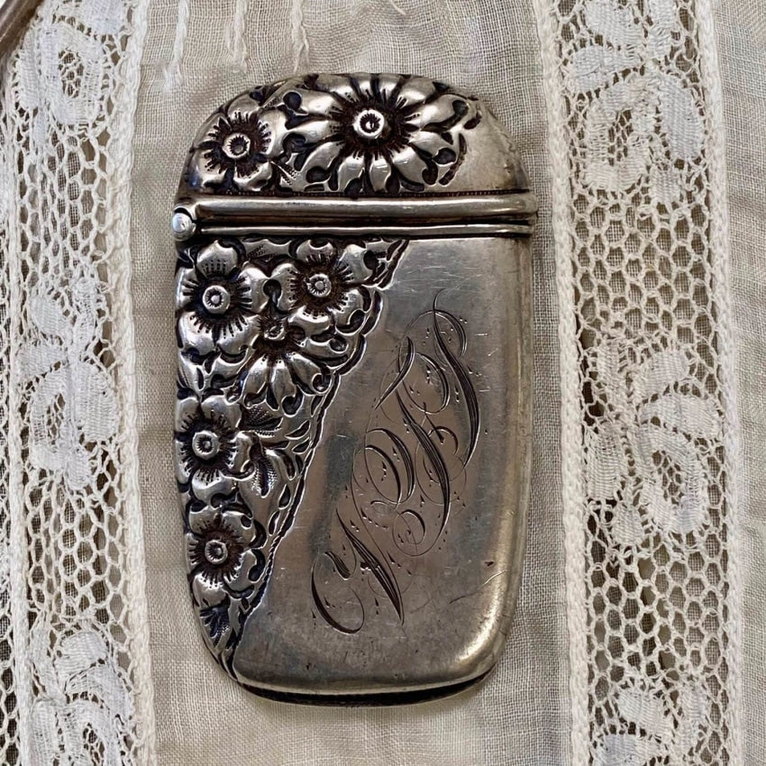 Antique Victorian Sterling Silver Match Safe Vesta Yourgreatfinds