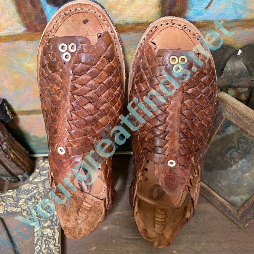 Armando Murillo Leather Mexican Huarache Sandals Yourgreatfinds