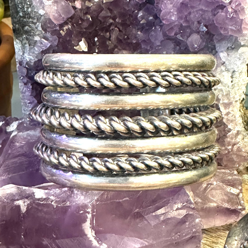 Authentic Sterling Silver Cuff Bracelet Frank Patania Jr