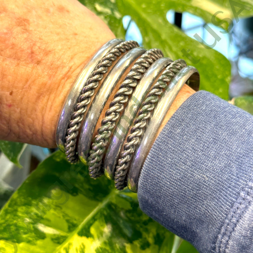 Authentic Sterling Silver Cuff Bracelet Frank Patania Jr