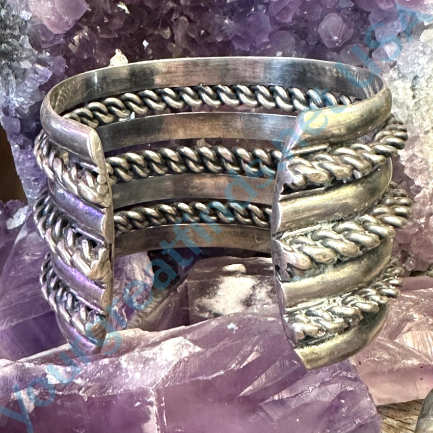 Authentic Sterling Silver Cuff Bracelet Frank Patania Jr