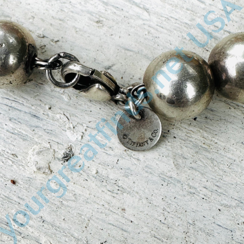 Authentic Tiffany & Co. Sterling Silver ’Pearls’ Bead Bracelet Bracelet