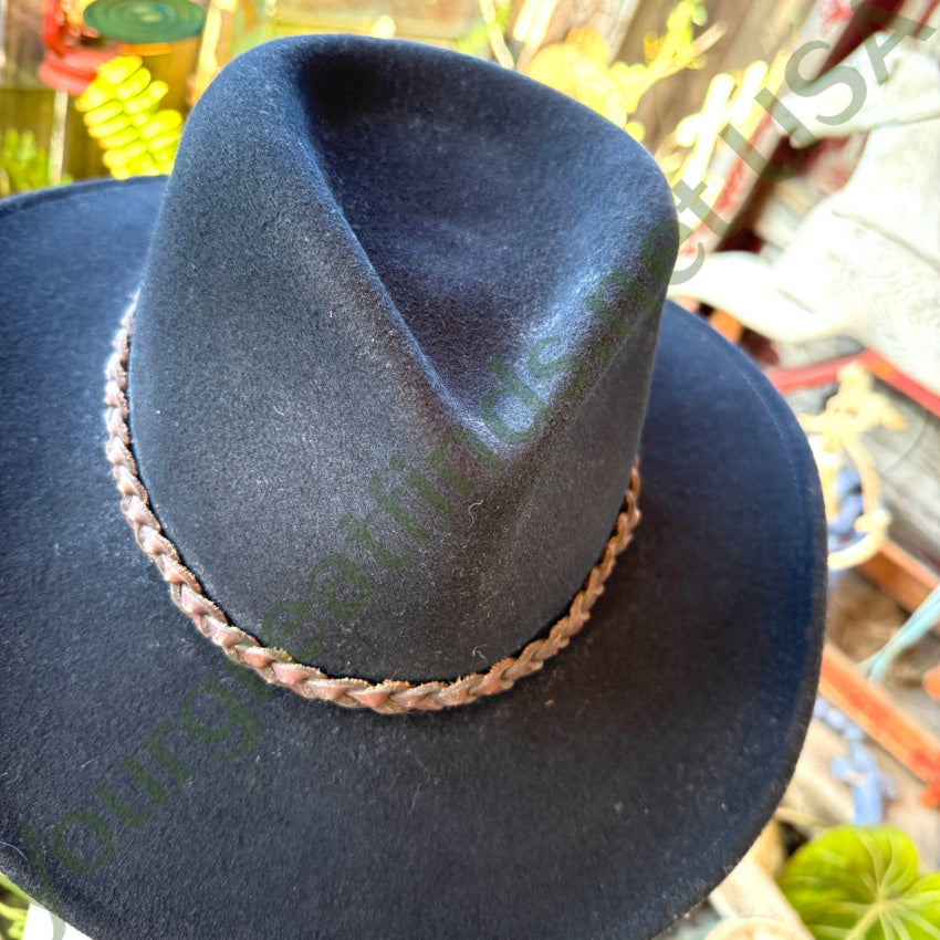 Bailey Lite Felt Black Wool Hat “Switchback” Large Hat