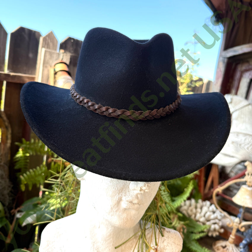 Bailey Lite Felt Black Wool Hat “Switchback” Large Hat