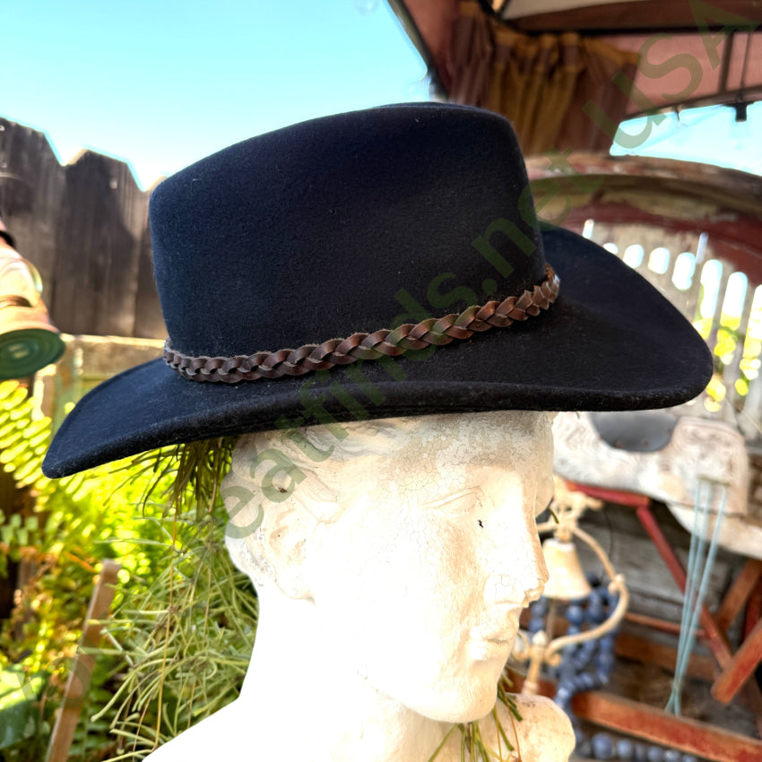Bailey Lite Felt Black Wool Hat “Switchback” Large Hat