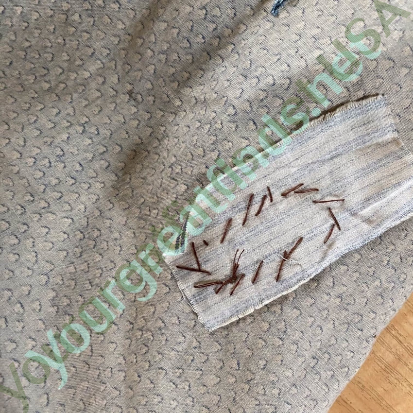 Blue Calico Cotton Country Apron Yourgreatfinds