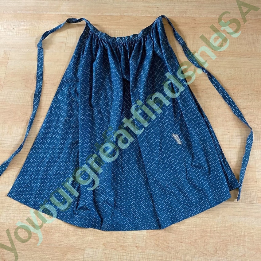Blue Calico Cotton Country Apron Yourgreatfinds