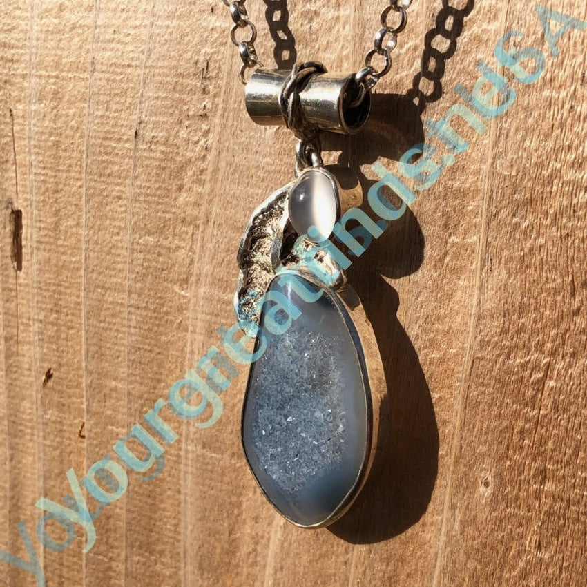 Blue Amazonite Healing Crystal Necklace | BodySpirtitual