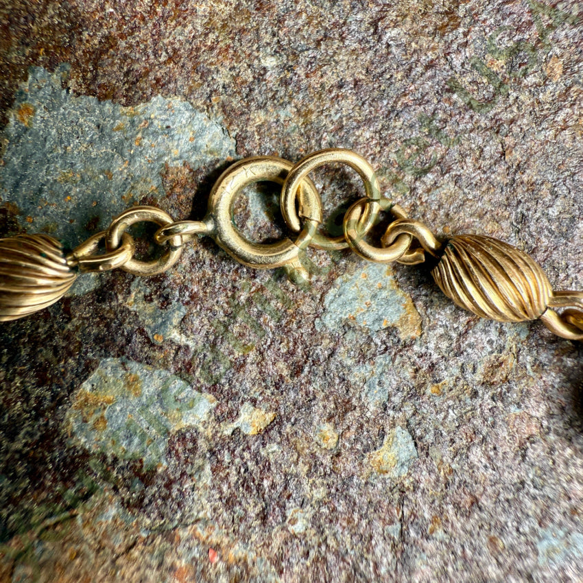 Bracelet 12k Gold Filled & White Pearls bracelet