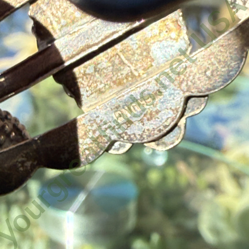 Bracelet Early Navajo Sterling Silver & Turquoise Cuff Fred Harvey bracelet