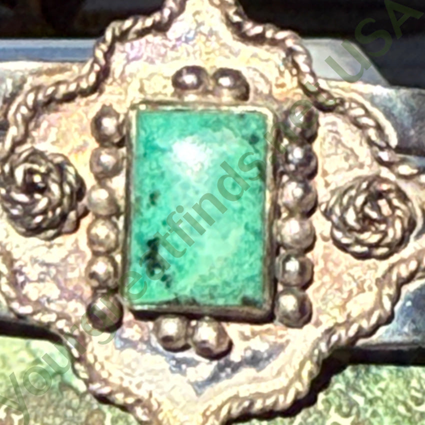 Bracelet Navajo Sterling Silver & Turquoise Vintage Fred Harvey Era bracelet