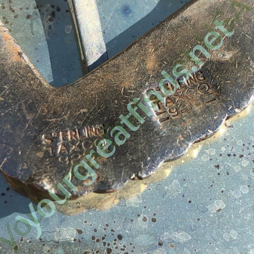 C. 1940 Mexican Ranger Buckle 4 Pc Set Sterling Rose Gold Yourgreatfinds