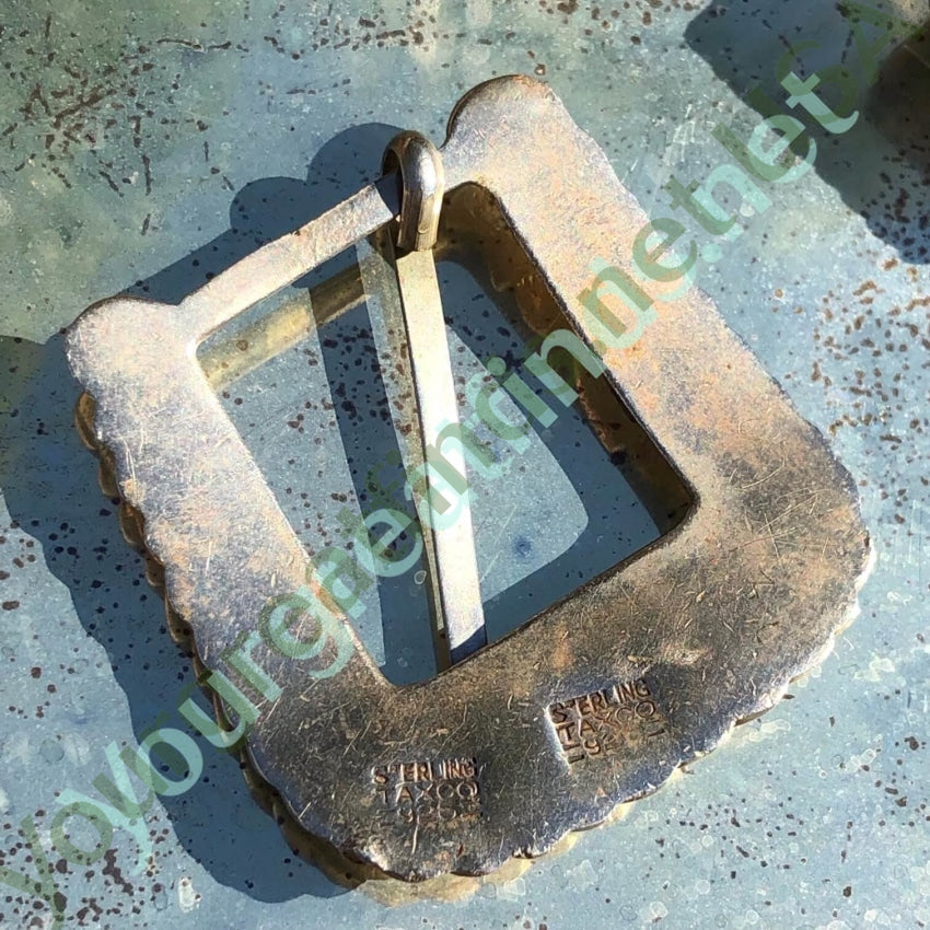 C. 1940 Mexican Ranger Buckle 4 Pc Set Sterling Rose Gold Yourgreatfinds