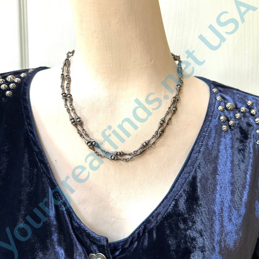 Cast Solid Sterling Silver 36’’ Long Chain Necklace Chain Necklace