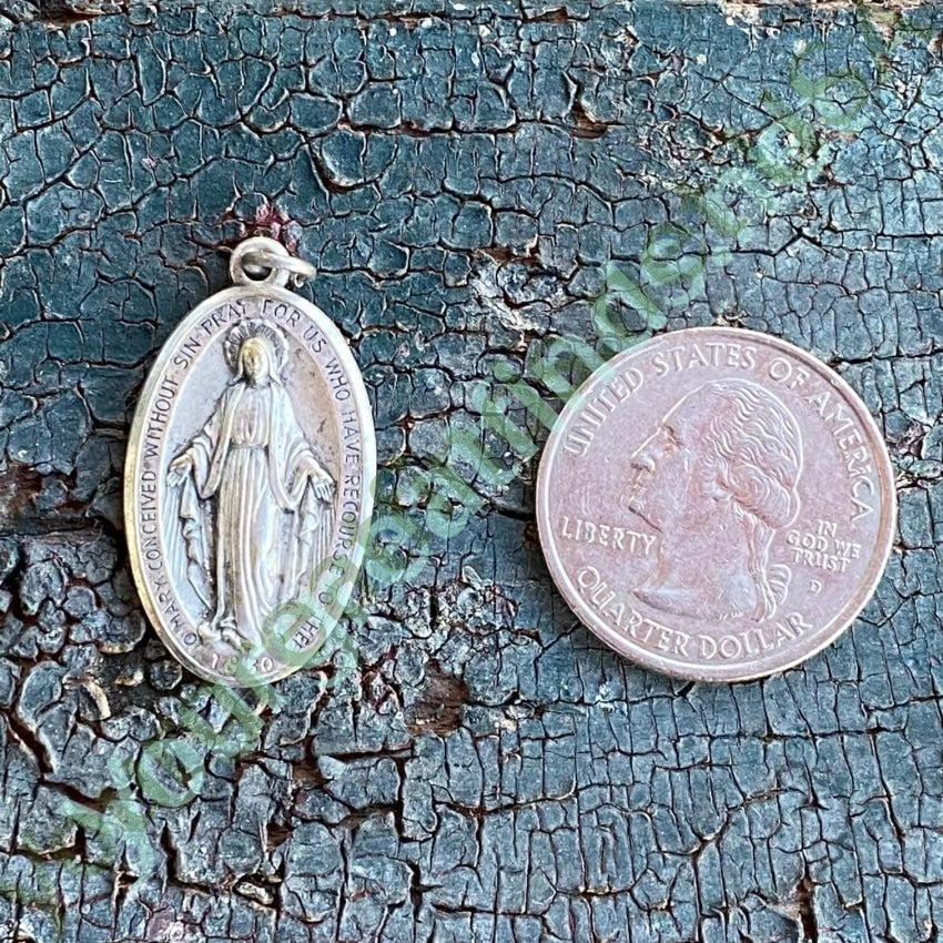 Catholic Devotional Mary Pendant in Silver Yourgreatfinds