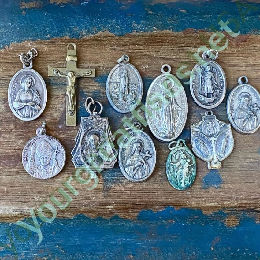 Catholic Devotional Metal Pendant Little Flower St. Therese Yourgreatfinds