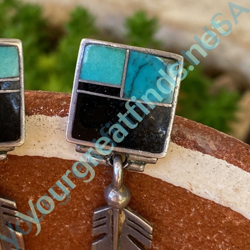 Channel Inlay Feather Earrings by Knifewing Segura Ray Tracey Yourgreatfinds