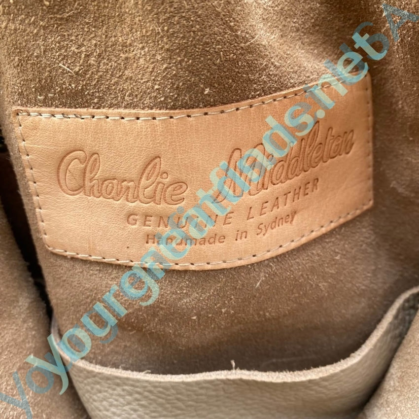 Charlie Middleton Taupe Vogue Bespoke Tote Leather Yourgreatfinds