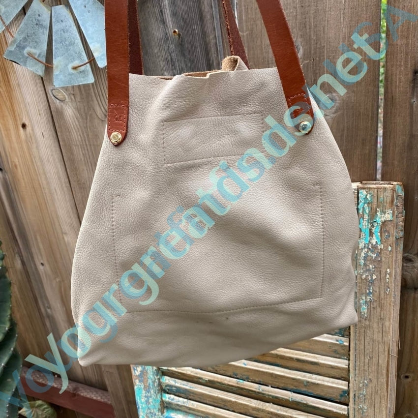 Charlie Middleton Taupe Vogue Bespoke Tote Leather Yourgreatfinds