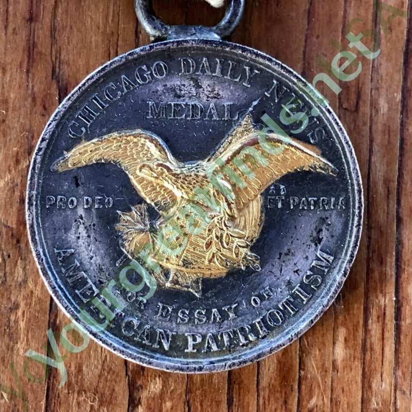 Chicago Daily News Patriotism Metal S.D. Childs 1904 Yourgreatfinds