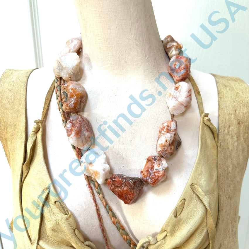 Chunkiest Quartz Nugget Beaded Necklace