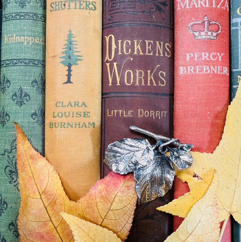 Dancraft Sterling Silver Leaf Design Brooch Pin 1960 brooch