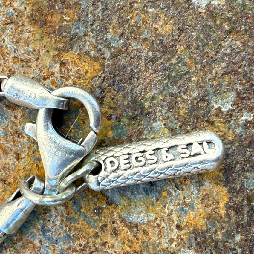 Degs & Sal Italian Chain of Recyled Sterling Silver 27’’ chain necklace