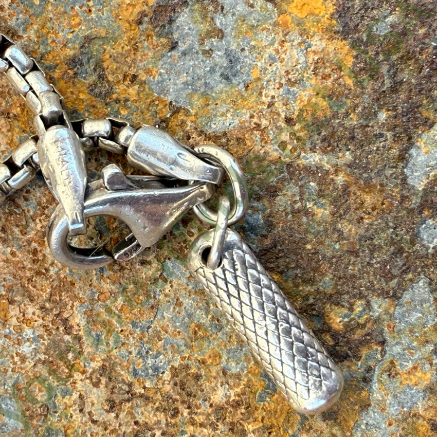 Degs & Sal Italian Chain of Recyled Sterling Silver 27’’ chain necklace